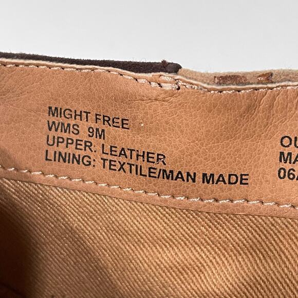 Kenneth Cole Reaction Brown Suede Color Block Ankle Booties Mod Boho Chic 9 - Picture 6 of 8